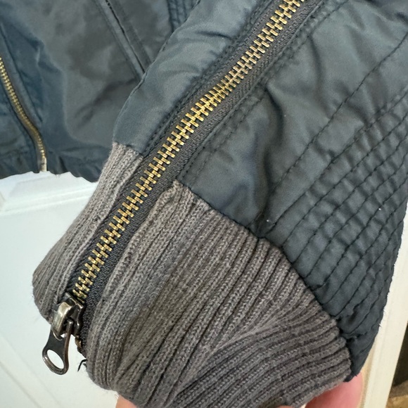 Retro Y2K Quicksilver Gray High End Moto Racer Jacket Surf Men’s S Rare - Picture 9 of 9